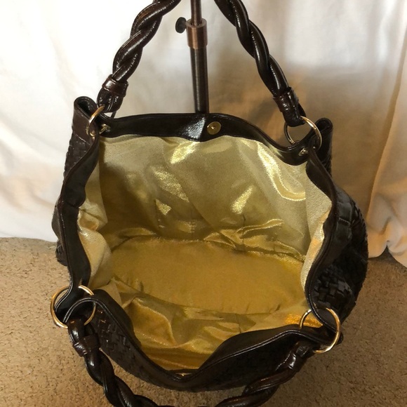 Brown faux leather purse - Picture 3 of 4